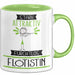 Flötistin Tasse Geschenk Becher Stark Attraktiv Furchtlos Flötistin Lustige Geschenkidee Grün Trendation