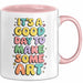 Kunstliebhaber Kunstlehrer Künstler Tasse Geschenk Lustige Geschenkidee Spruch Es Ist Ein Guter Tag Um Kunst Zu Machen Rosa Trendation