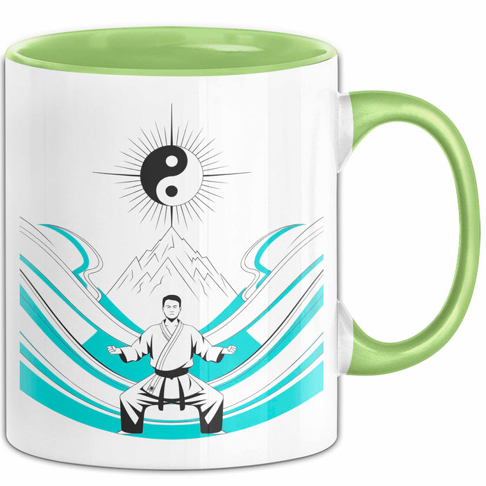 Kampfsportler Tasse Geschenk Lustige Geschenkidee Spruch Für Disziplin Sucher Grün Trendation
