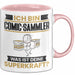 Comic-Sammler Tasse Geschenk für Comic-Sammler Geburtstag Lustiger Spruch Kaffee-Becher Was Ist Deine Superkraft Rosa Trendation