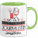 Journalistin Geschenk Tasse So Gut Kann Nur Eine Journalistin Aussehen Geschenkidee Geburtstag Weihnachten Lustig Grün Trendation