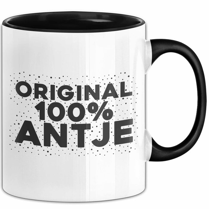 Antje Tasse Original 100% Antje Geschenk Schwarz Trendation