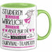 Survival-Trainerin Tasse Lustiges Geschenk Studieren Kann Wirklich Jeder Nur Die Besten Werden Survival-Trainerin Grün Trendation