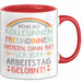 Office Arbeitskollege Tasse Geschenk Lustige Geschenkidee Spruch Wenn Aus Kolleginnen Freundinnen Rot Trendation