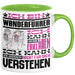 Wanderführer Geschenk Kaffee-Tasse Geschenkidee für Wanderführer Ich Bin Wanderführer Ich Kann Es Dir Erklären Jedoch Nicht Für Dich Verstehen Spruch Lustig Grün Trendation