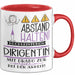 Dirigentin Tasse Geschenk Lustig Abstand Halten Hochleistungs-Dirigentin Mit Drang Zur Perfektion Bei Der Arbeit Rot Trendation