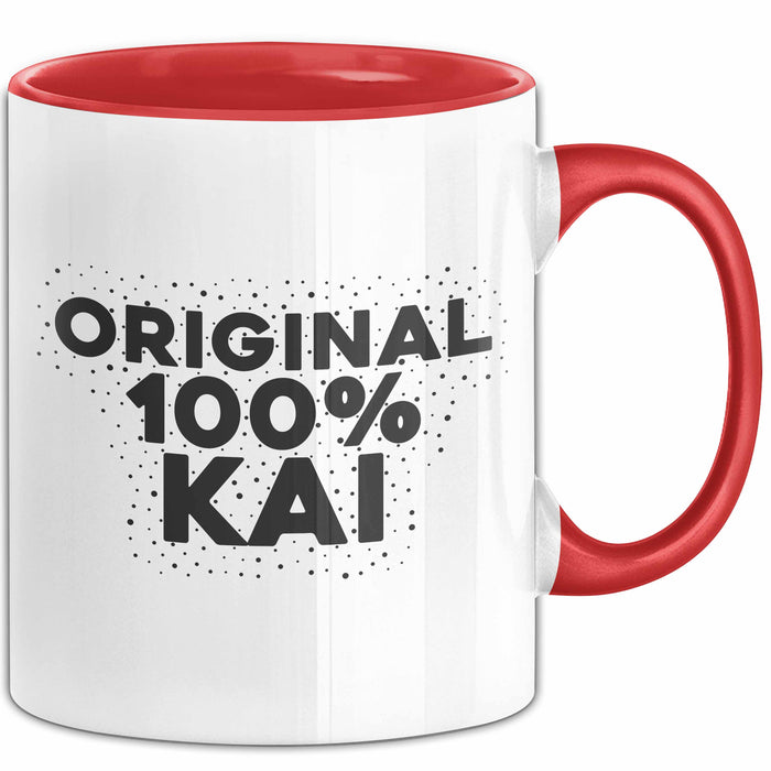 Kai Tasse Original 100% Kai Geschenk Rot Trendation