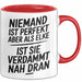 Elke Tasse Geschenk Niemand Ist Perfekt Elke Verdammt Nah Dran Geschenkidee Rot Trendation