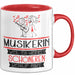 Musikerin Weil Es Keinen Schöneren Beruf Gibt Tasse Geschenk für Eine Musikerin Lustig Rot Trendation