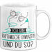 Rhythmische Gymnastin Tasse Geschenk Ich Bin Rhythmische Gymnastin Und Du So Geschenkidee Lustiger Spruch Becher Weiß Trendation