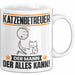 Katzenbetreuer Tasse Geschenk für Katzenbetreuer Der Mann Der Alles Kann Geschenkidee zum Geburtstag Weiß Trendation