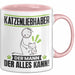 Katzenliebhaber Tasse Geschenk für Katzenliebhaber Der Mann Der Alles Kann Geschenkidee zum Geburtstag Rosa Trendation