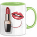 Make up Artist Tasse Geschenkidee für Schminke Kreateur Grün Trendation