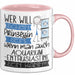Aquarium-Enthusiastin Tasse Geschenk Spruch Wer Will Schon Prinzessin Sein Wenn Man Auch Aquarium-Enthusiastin Sein Kann Rosa Trendation