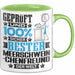 Meerschweinchenfreund Geschenk Lustiger Spruch für Meerschweinchenfreund Geschenkidee Bester Meerschweinchenfreund Der Welt Grün Trendation