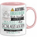 Schlagzeugerin Tasse Geschenk Lustiger Spruch Bitte Erheben Sie Sich Seine Majestät Die Schlagzeugerin Betritt Den Raum Rosa Trendation