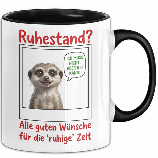 Rentner Pensionär Sarkasmus Tasse Geschenk Lustige Geschenkidee Spruch Ruhestand Trendation