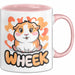 Meerschweinchen Tierliebhaber Tasse Geschenk Lustige Geschenkidee Spruch Wheek Rosa Trendation