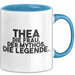 Thea Tasse Thea – Die Frau. Der Mythos. Die Legende. Geschenk Blau Trendation