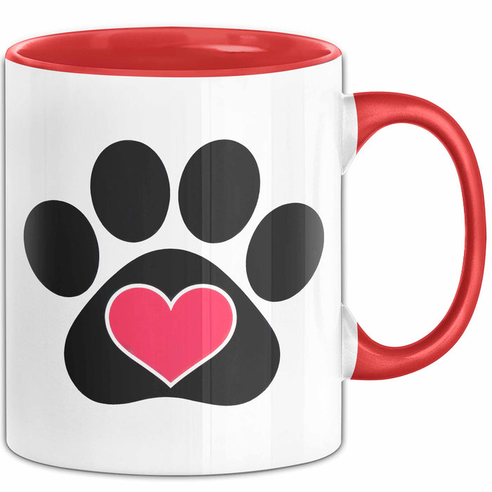 Hunde Liebhaber Tasse Geschenkidee Haustier Eltern Lustiger Geschenkidee Lustig Rot Trendation