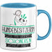 Hundebesitzerin Weil Es Keinen Schöneren Beruf Gibt Tasse Geschenk für Eine Hundebesitzerin Lustig Blau Trendation