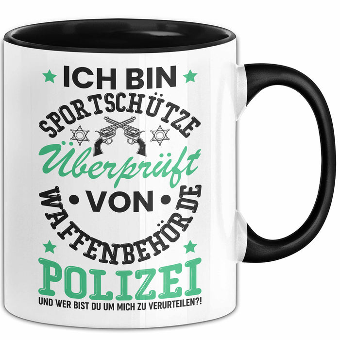 Sportschütze Tasse Geschenk Spruch Geschenkidee Geburtstag Ich Bin Sportschütze Trendation
