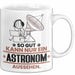 Astronom Geschenk Tasse So Gut Kann Nur Ein Astronom Aussehen Geschenkidee Kaffee-Becher Weiß Trendation