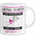 Survival-Trainerin Und Prinzessin Tasse Geschenk Für Eine Survival-Trainerin Geburtstag Was Ist Deine Superkraft Weiß Trendation