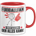 Fußballfan Tasse Geschenk für Fußballfan Der Mann Der Alles Kann Geschenkidee zum Geburtstag Rot Trendation