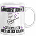 Musikstudent Tasse Geschenk für Musikstudent Der Mann Der Alles Kann Geschenkidee zum Geburtstag Weiß Trendation