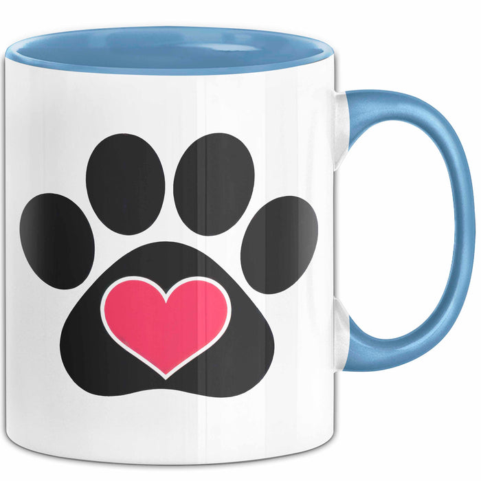 Hunde Liebhaber Tasse Geschenkidee Haustier Eltern Lustiger Geschenkidee Lustig Blau Trendation
