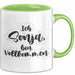 Sonja Tasse Ich Sonja, Bin Vollkommen Geschenk Grün Trendation