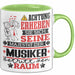 Musiker Geschenk Tasse Lustiger Spruch Erheben Sie Sich Der Musiker Betritt den Raum Grün Trendation
