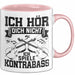 Kontrabass Tasse Geschenk Musiker Cellospieler Violoncello Musiklehrer Rosa Trendation