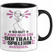 Softballspielerin Geschenk Tasse So Gut Kann Nur Ein Softballspielerin Aussehen Geschenkidee Kaffee-Becher Schwarz Trendation