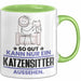 Katzensitter Geschenk Tasse So Gut Kann Nur Ein Katzensitter Aussehen Geschenkidee Kaffee-Becher Grün Trendation