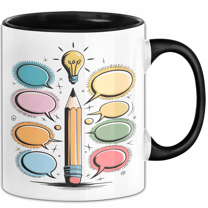 Werbetexter Tasse Geschenk Lustige Geschenkidee Spruch Für Wort Zauberer Trendation
