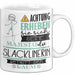 Slacklinerin Tasse Geschenk Lustiger Spruch Bitte Erheben Sie Sich Seine Majestät Die Slacklinerin Betritt Den Raum Weiß Trendation