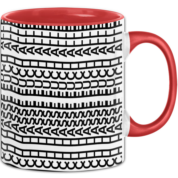 Ich Hasse Euch Alle Tasse Lustiges Geschenk Allover-Print Quer Lesen Trendation