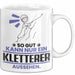 Kletterer Geschenk Tasse So Gut Kann Nur Ein Kletterer Aussehen Geschenkidee Kaffee-Becher Weiß Trendation