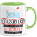 Kitesurferin Weil Es Keinen Schöneren Beruf Gibt Tasse Geschenk für Eine Kitesurferin Lustig Grün Trendation