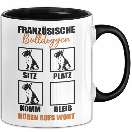 Bulldoggen Hören Aufs Wort Tasse Geschenk Bulldoggen Besitzer Mama Becher Trendation