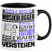Musikblogger Geschenk Tasse Geschenkidee für Musikblogger Geburtstag Lustig Ich Bin Musikblogger Ich Kann Es Dir Erklären Aber Nicht Für Dich Verstehen Schwarz Trendation