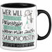 Saxophonistin Tasse Geschenk Spruch Wer Will Schon Prinzessin Sein Wenn Man Auch Saxophonistin Sein Kann Trendation
