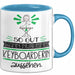 Keyboarderin Geschenk Tasse So Gut Kann Nur Eine Keyboarderin Aussehen Geschenkidee Geburtstag Weihnachten Lustig Blau Trendation