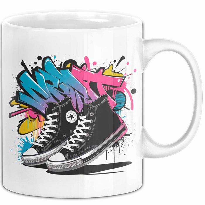 Streetwear Fan Tasse Geschenkidee für Stil Experte Weiß Trendation
