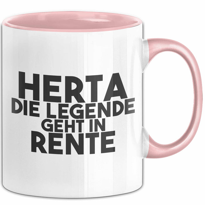 Herta Tasse Herta – Die Legende Geht In Rente Geschenk