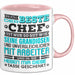Chef Tasse Geschenk Von Mitarbeitern Lustiger Spruch Auch Der Beste Chef Ist Nur So Gut Wie Mitarbeiter Becher Rosa Trendation