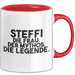 Steffi Tasse Steffi – Die Frau. Der Mythos. Die Legende. Geschenk Rot Trendation