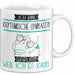 Rhythmische Gymnastin Tasse Geschenk Ich Bin Rhythmische Gymnastin Warum Weil Ich Es Kann Geschenkidee Geburtstag Weiß Trendation